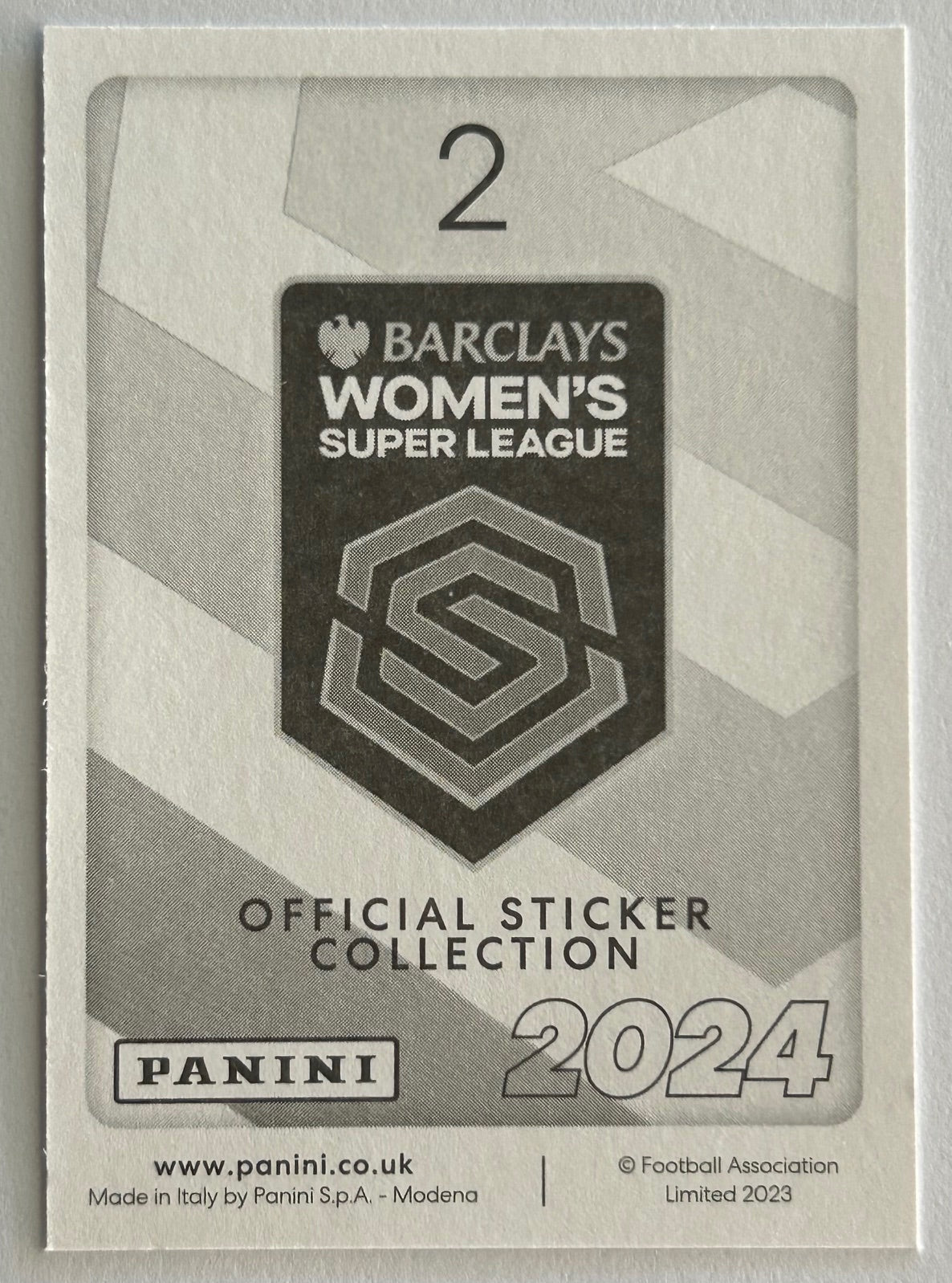 Panini Barclays Women's Super League 2024 - LITTLE (ARSENAL) Captain Sticker #2