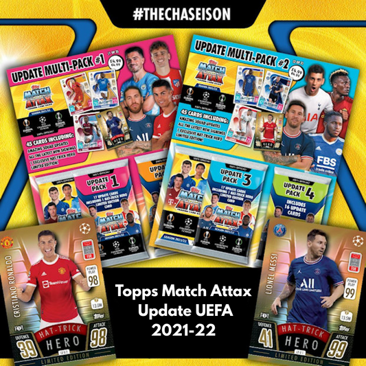 2021-22 Topps Match Attax Update UEFA - Update Pack #1 & #2