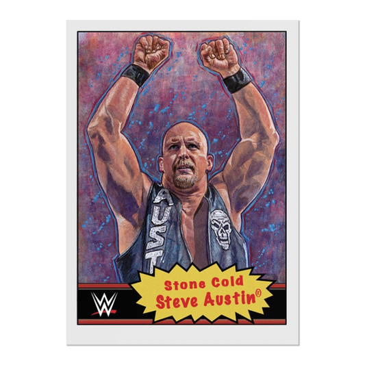 2021 Topps WWE Living Set - STONE COLD STEVE AUSTIN #01