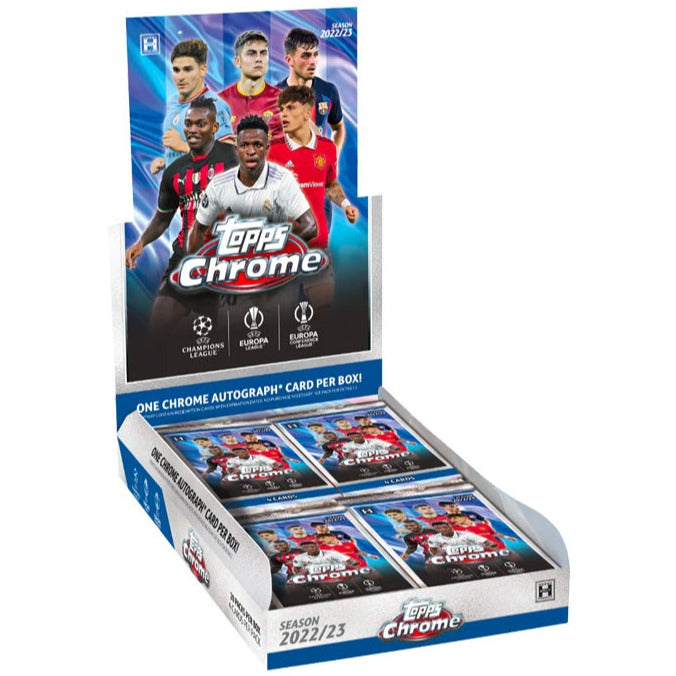 Topps UEFA Club Competitions Chrome 2022-23 - Topps UK Box