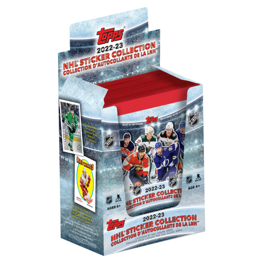 2022-23 Topps NHL Sticker Collection - Display Box (50 packs)