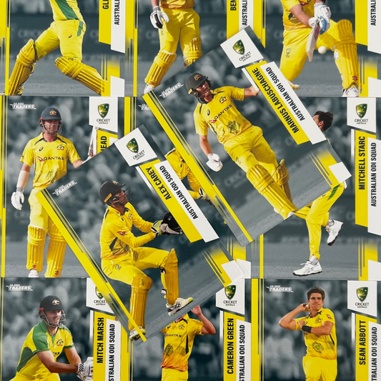2022 Cricket Australia Traders - Single AUSTRALIAN ODI SQUAD Trading Cards (#016 - #030)