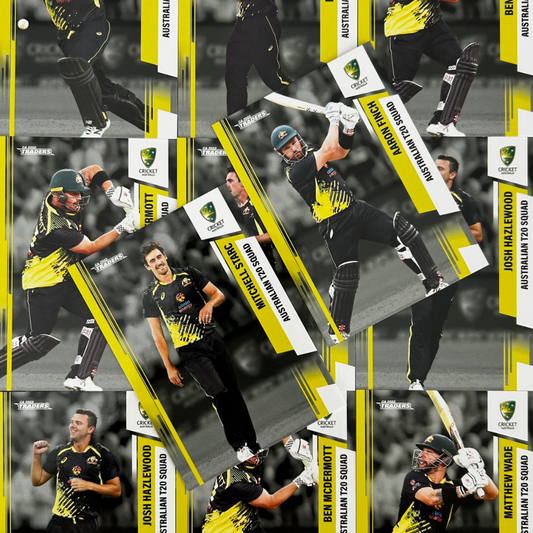 2022 Cricket Australia Traders - Single AUSTRALIAN T20 SQUAD Trading Cards (#031 - #042)