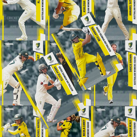 2022 Cricket Australia Traders - Single AUSTRALIAN WOMEN'S SQUAD Trading Cards (#043 - #057)