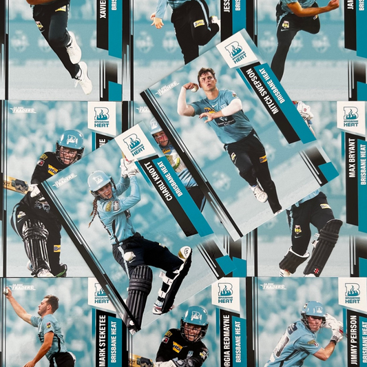 2022 Cricket Australia Traders - Single BRISBANE HEAT Trading Cards (#070 - #081)