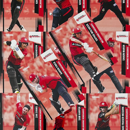 2022 Cricket Australia Traders - Single MELBOURNE RENEGADES Trading Cards (#094 - #105)
