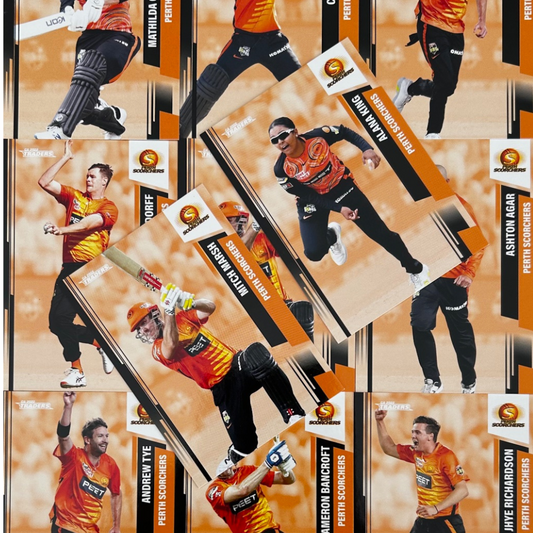 2022 Cricket Australia Traders - Single PERTH SCORCHERS Trading Cards (#118 - #129)