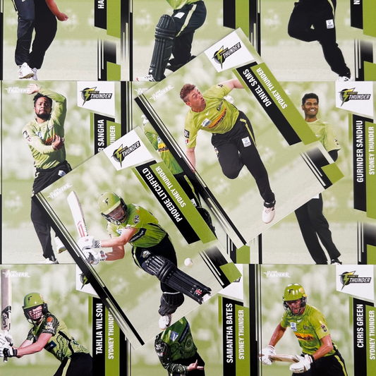 2022 Cricket Australia Traders - Single SYDNEY THUNDER Trading Cards (#142 - #153)