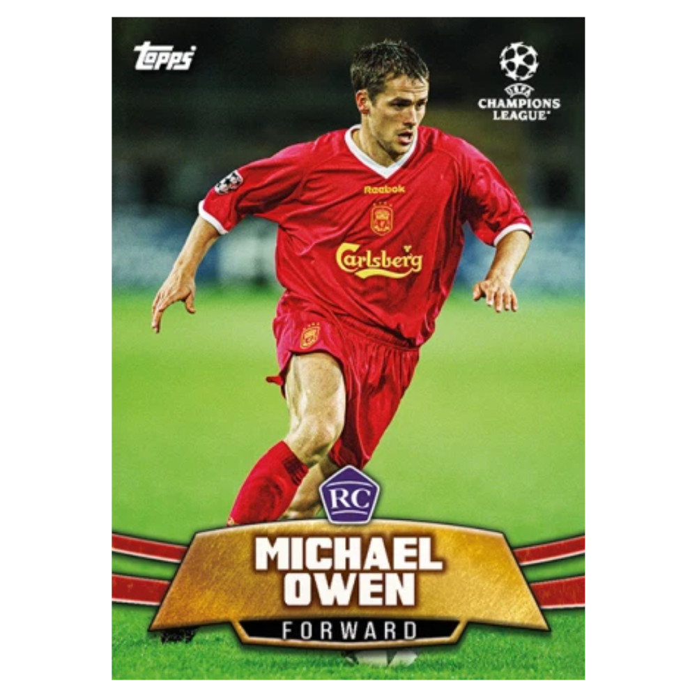2022 Topps UCL Lost Rookie Card – MICHAEL OWEN (LIVERPOOL)