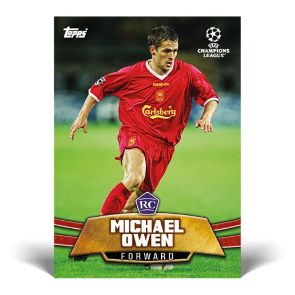 2022 Topps UCL Lost Rookie Card – MICHAEL OWEN (LIVERPOOL)