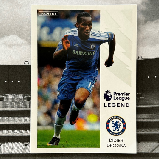 2023 Panini Premier League Sticker Collection - DIDIER DROGBA (CHELSEA) Premier League Legend #334