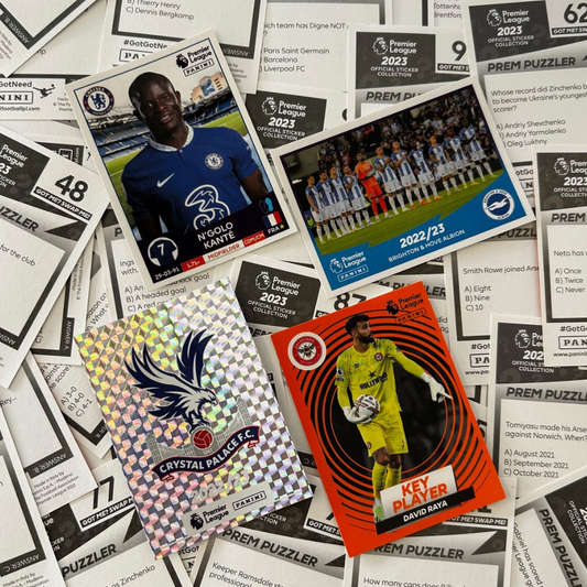 2023 Panini Premier League Sticker Collection - SINGLE STICKERS (#110 - #225)