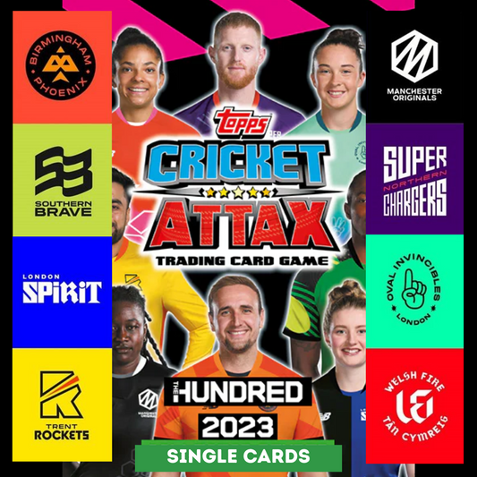 2023 Topps Cricket Attax The Hundred - Single TRENT ROCKETS Cards