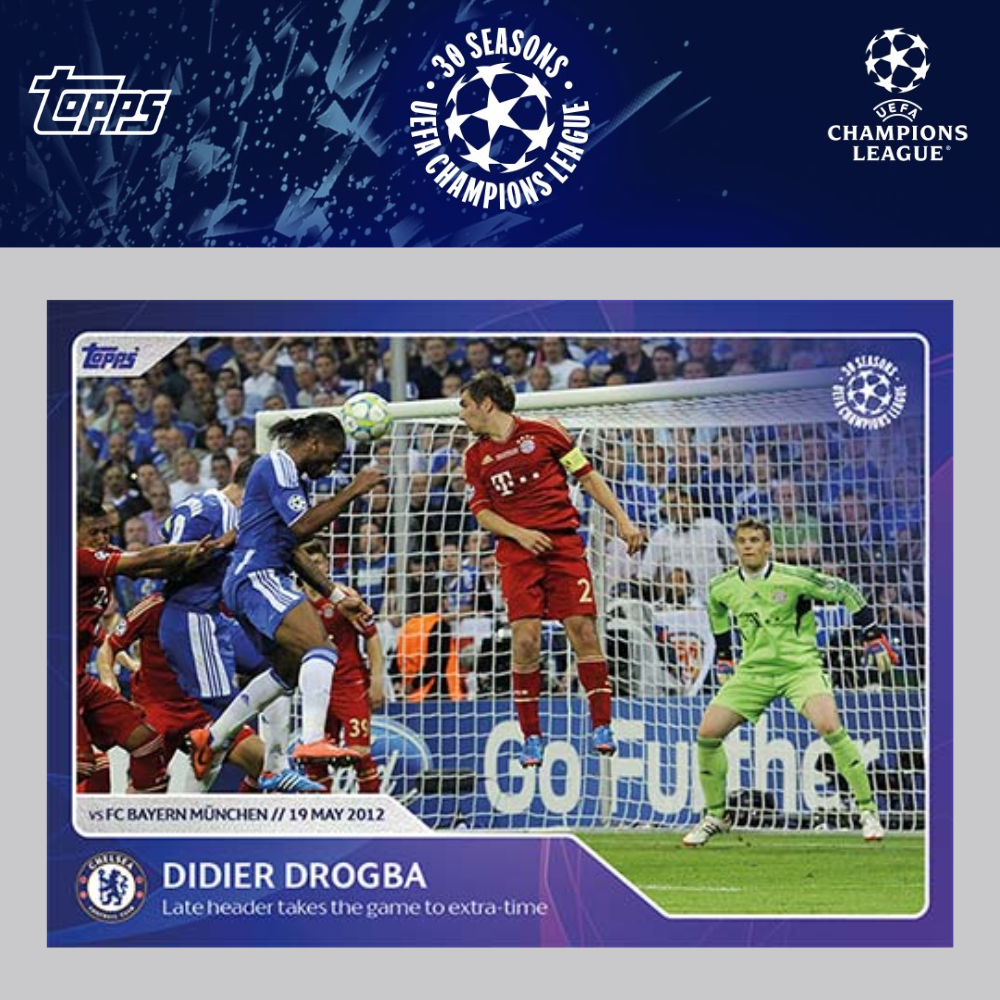 2023 Topps UEFA Champions League 30 Seasons Celebration - DIDIER DROGBA (CHELSEA) #005