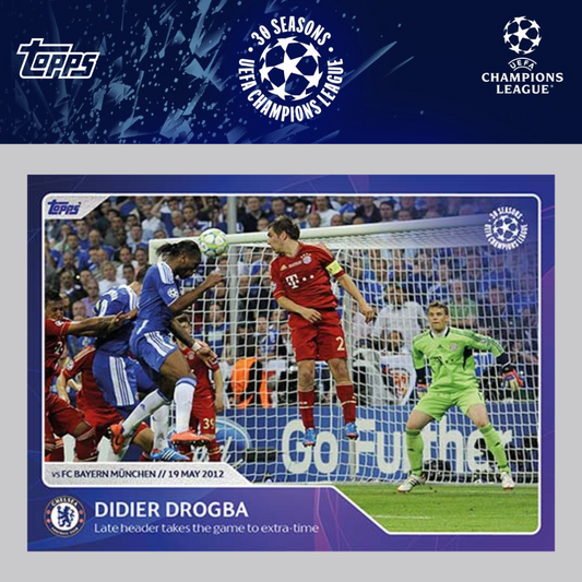 2023 Topps UEFA Champions League 30 Seasons Celebration - DIDIER DROGBA (CHELSEA) #005