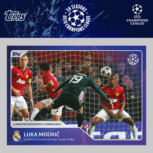 2023 Topps UEFA Champions League 30 Seasons Celebration - LUKA MODRIC (REAL MADRID) #036