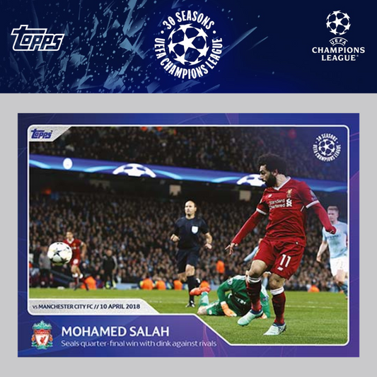 2023 Topps UEFA Champions League 30 Seasons Celebration - MOHAMED SALAH (LIVERPOOL) #052