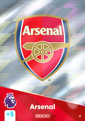 Panini Adrenalyn XL Premier League 2025 - Single ARSENAL Cards (#28 - #45)