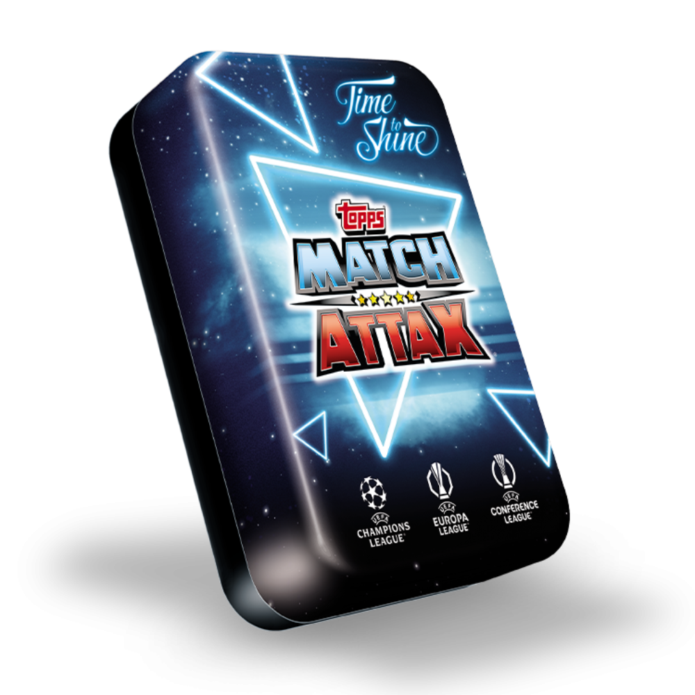 2024-25 Topps UCC Match Attax - TIME TO SHINE MEGA TIN #1 (44 Cards + 4 Limited Editions)