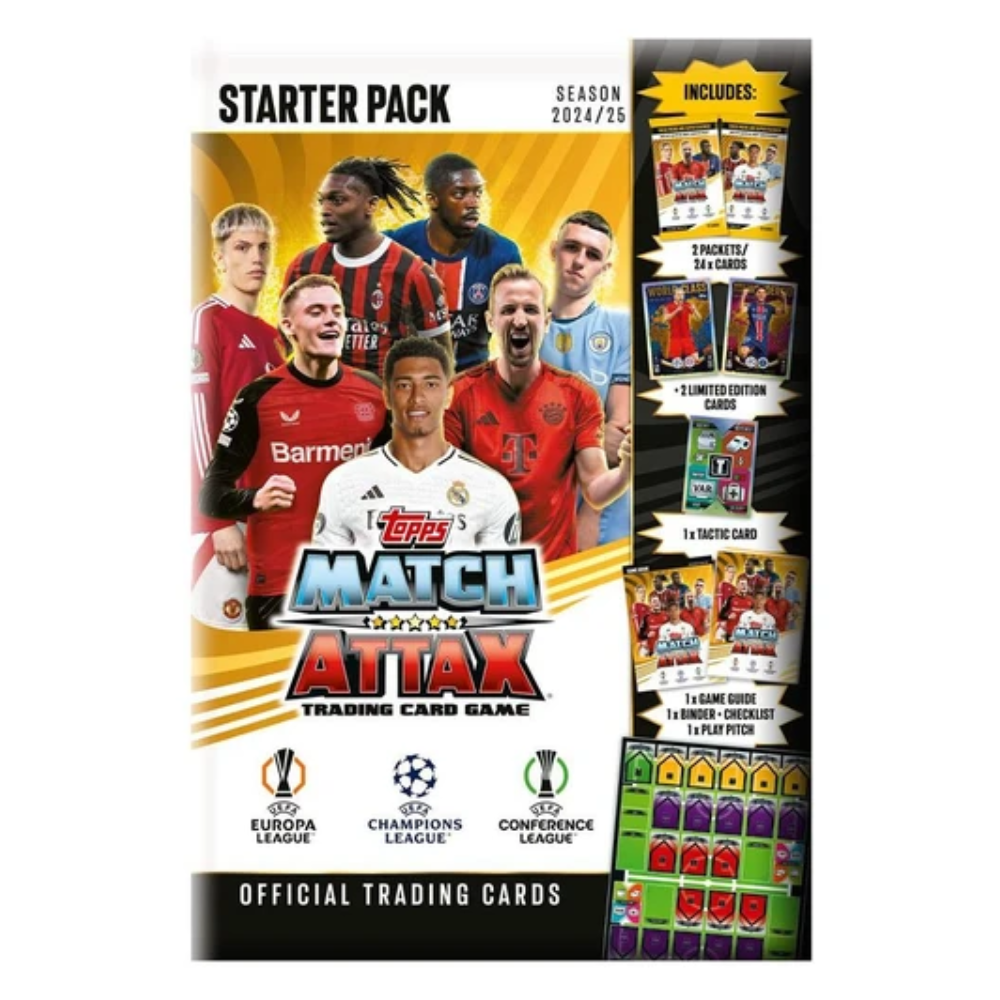 2024-25 Topps UCC Match Attax - STARTER PACK including Collection Bind ...