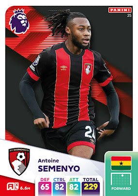 Panini Adrenalyn XL Premier League 2025 - Single AFC BOURNEMOUTH Cards (#10 - #27)