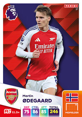 Panini Adrenalyn XL Premier League 2025 - Single ARSENAL Cards (#28 - #45)