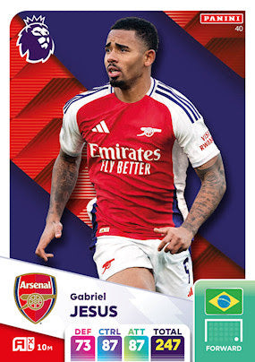 Panini Adrenalyn XL Premier League 2025 - Single ARSENAL Cards (#28 - #45)