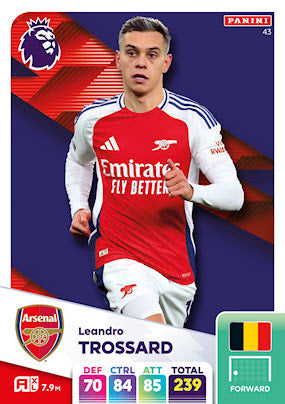 Panini Adrenalyn XL Premier League 2025 - Single ARSENAL Cards (#28 - #45)