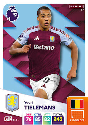 Panini Adrenalyn XL Premier League 2025 - Single ASTON VILLA FC Cards (#46 - #63)