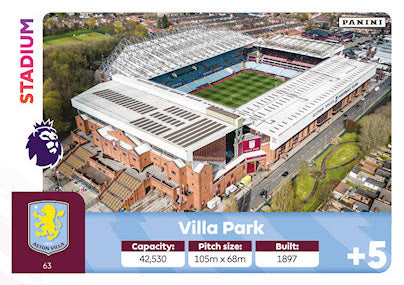 Panini Adrenalyn XL Premier League 2025 - Single ASTON VILLA FC Cards (#46 - #63)