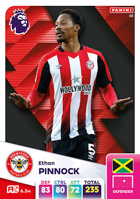 Panini Adrenalyn XL Premier League 2025 - Single BRENTFORD Cards (#64 - #81)