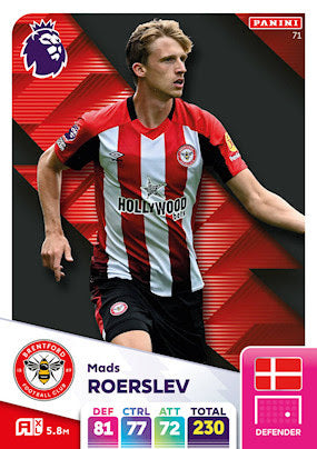 Panini Adrenalyn XL Premier League 2025 - Single BRENTFORD Cards (#64 - #81)