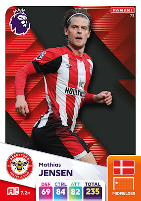 Panini Adrenalyn XL Premier League 2025 - Single BRENTFORD Cards (#64 - #81)