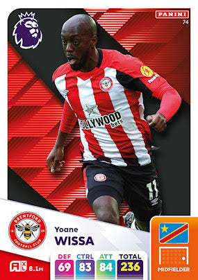 Panini Adrenalyn XL Premier League 2025 - Single BRENTFORD Cards (#64 - #81)