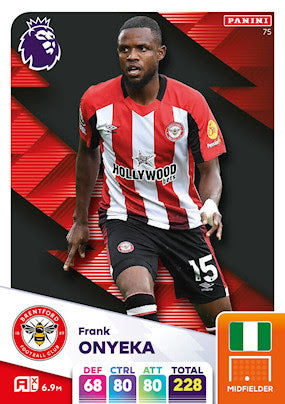 Panini Adrenalyn XL Premier League 2025 - Single BRENTFORD Cards (#64 - #81)