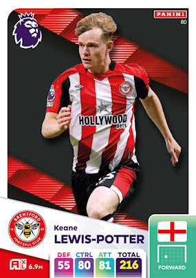 Panini Adrenalyn XL Premier League 2025 - Single BRENTFORD Cards (#64 - #81)