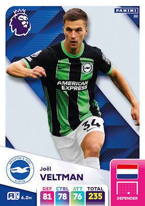 Panini Adrenalyn XL Premier League 2025 - Single BRIGHTON & HOVE ALBION Cards (#82 - #99)