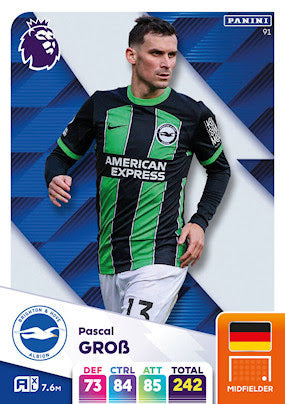 Panini Adrenalyn XL Premier League 2025 - Single BRIGHTON & HOVE ALBION Cards (#82 - #99)