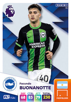 Panini Adrenalyn XL Premier League 2025 - Single BRIGHTON & HOVE ALBION Cards (#82 - #99)