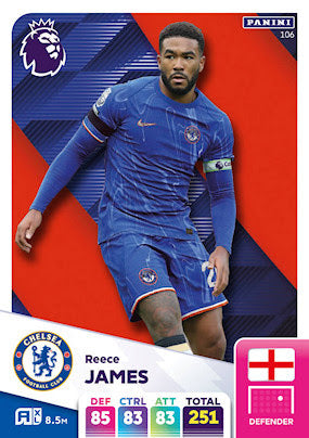 Panini Adrenalyn XL Premier League 2025 - Single CHELSEA Cards (#100 - #117)