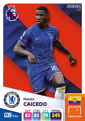 Panini Adrenalyn XL Premier League 2025 - Single CHELSEA Cards (#100 - #117)