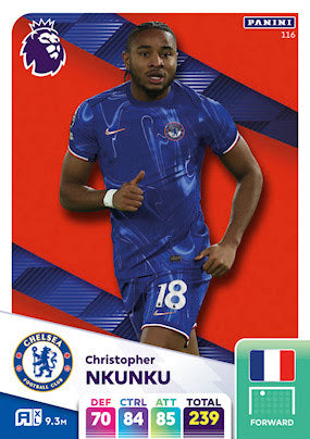 Panini Adrenalyn XL Premier League 2025 - Single CHELSEA Cards (#100 - #117)