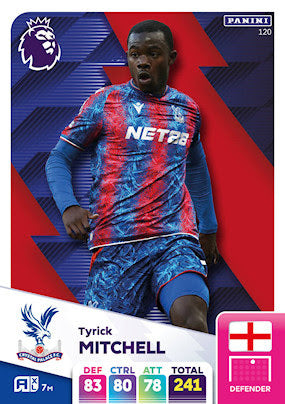 Panini Adrenalyn XL Premier League 2025 - Single CRYSTAL PALACE Cards (#118 - #135)