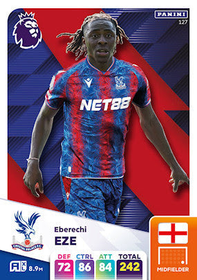 Panini Adrenalyn XL Premier League 2025 - Single CRYSTAL PALACE Cards (#118 - #135)