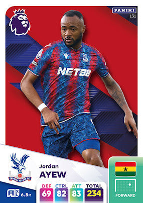 Panini Adrenalyn XL Premier League 2025 - Single CRYSTAL PALACE Cards (#118 - #135)