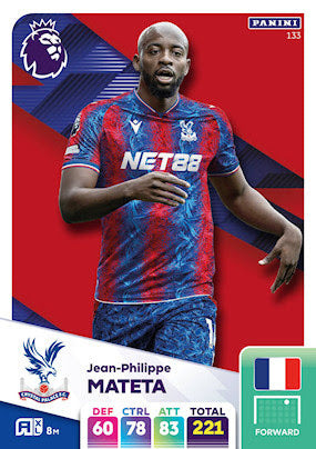 Panini Adrenalyn XL Premier League 2025 - Single CRYSTAL PALACE Cards (#118 - #135)