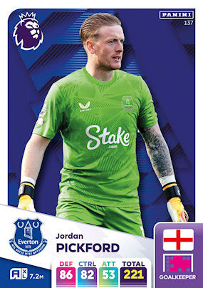 Panini Adrenalyn XL Premier League 2025 - Single EVERTON Cards (#136 - #153)