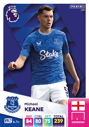 Panini Adrenalyn XL Premier League 2025 - Single EVERTON Cards (#136 - #153)