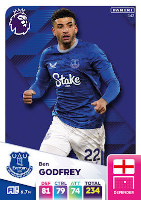 Panini Adrenalyn XL Premier League 2025 - Single EVERTON Cards (#136 - #153)