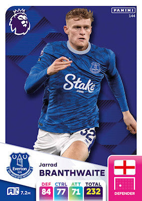 Panini Adrenalyn XL Premier League 2025 - Single EVERTON Cards (#136 - #153)